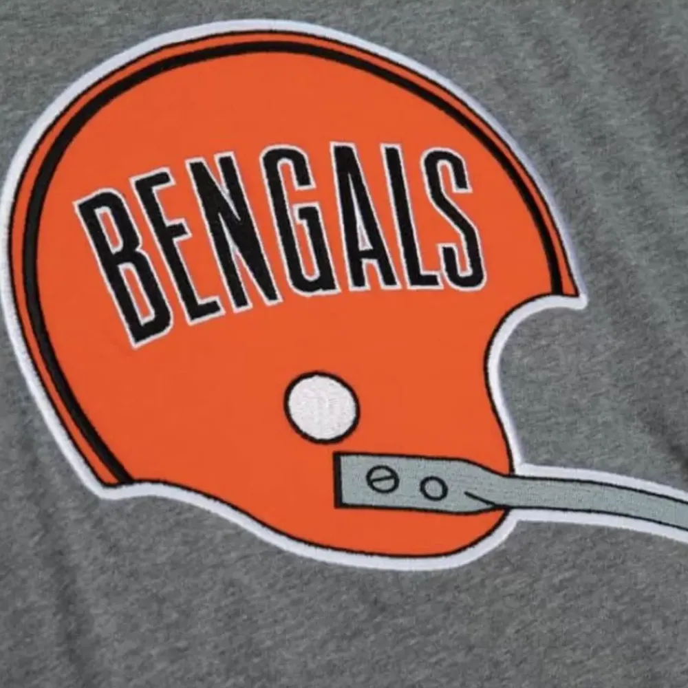 Apparel Mitchell & Ness T-Shirts & Tops-Color Blocked S/S Tee Cincinnati Bengals