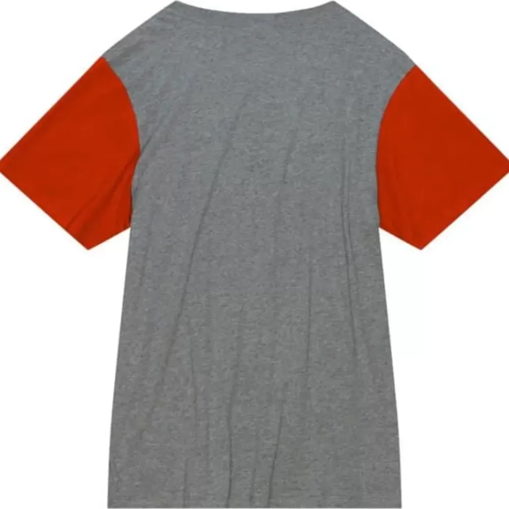 Apparel Mitchell & Ness T-Shirts & Tops-Color Blocked S/S Tee Cleveland Browns