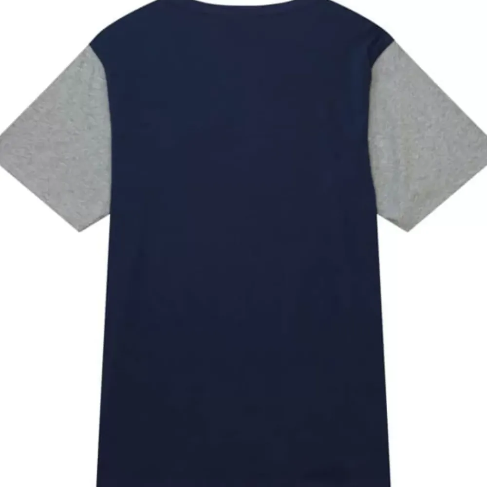 Apparel Mitchell & Ness T-Shirts & Tops-Color Blocked Ss Tee Dallas Mavericks