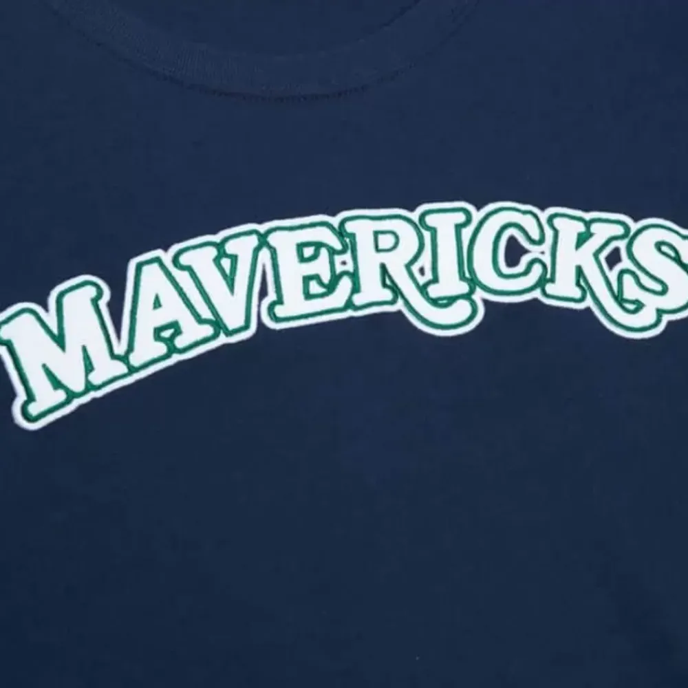 Apparel Mitchell & Ness T-Shirts & Tops-Color Blocked Ss Tee Dallas Mavericks