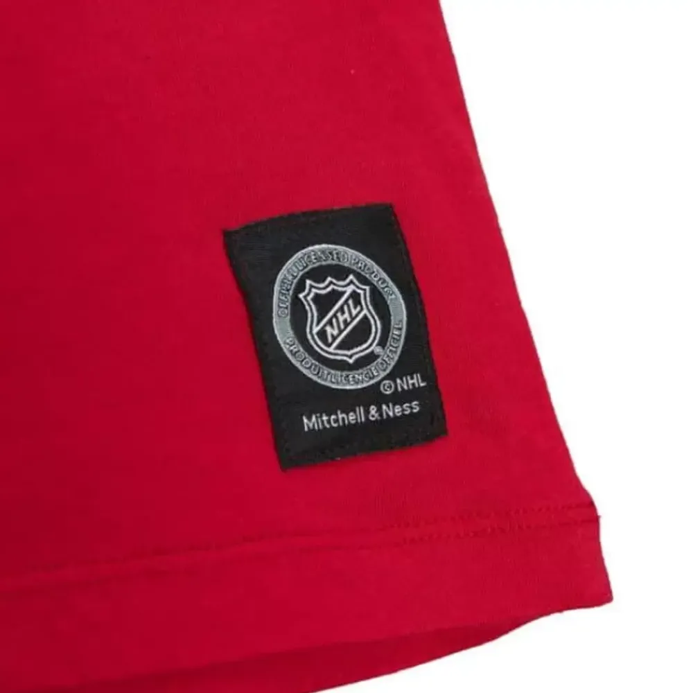 Apparel Mitchell & Ness T-Shirts & Tops-Color Blocked Ss Tee Detroit Red Wings