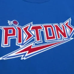 Apparel Mitchell & Ness T-Shirts & Tops-Color Blocked Ss Tee Detroit Pistons