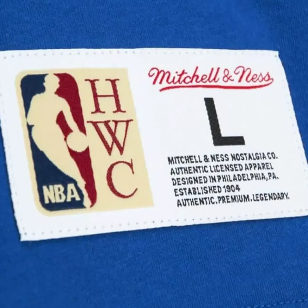 Apparel Mitchell & Ness T-Shirts & Tops-Color Blocked Ss Tee Detroit Pistons