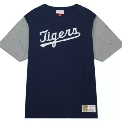 Apparel Mitchell & Ness T-Shirts & Tops-Color Blocked Ss Tee Detroit Tigers