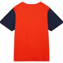 Apparel Mitchell & Ness T-Shirts & Tops-Color Blocked Ss Tee Houston Astros