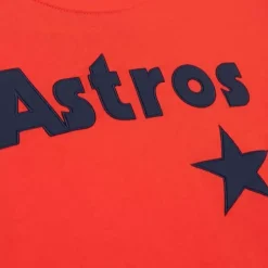 Apparel Mitchell & Ness T-Shirts & Tops-Color Blocked Ss Tee Houston Astros
