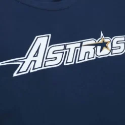 Apparel Mitchell & Ness T-Shirts & Tops-Color Blocked Ss Tee Houston Astros
