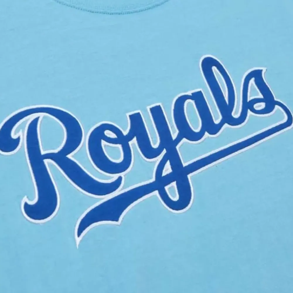 Apparel Mitchell & Ness T-Shirts & Tops-Color Blocked Ss Tee Kansas City Royals