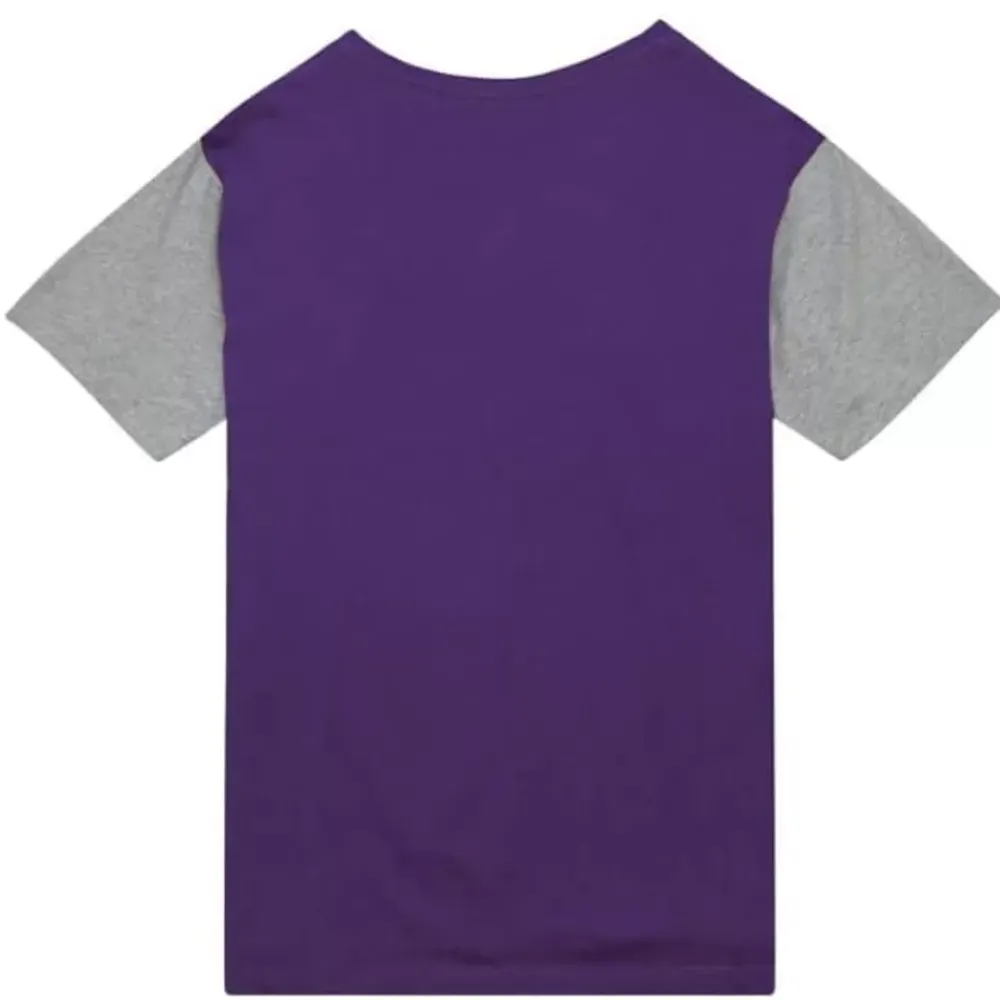 Apparel Mitchell & Ness T-Shirts & Tops-Color Blocked Ss Tee Los Angeles Lakers