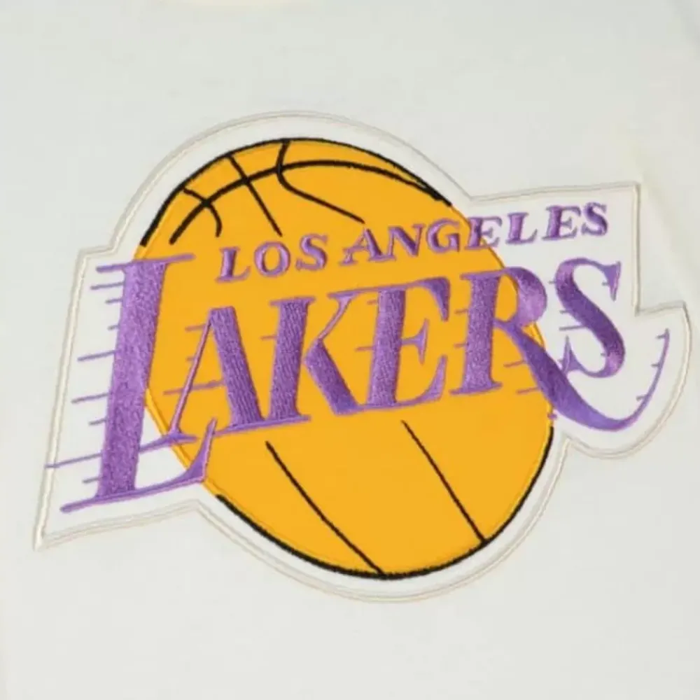 Apparel Mitchell & Ness T-Shirts & Tops-Color Blocked S/S Tee Los Angeles Lakers