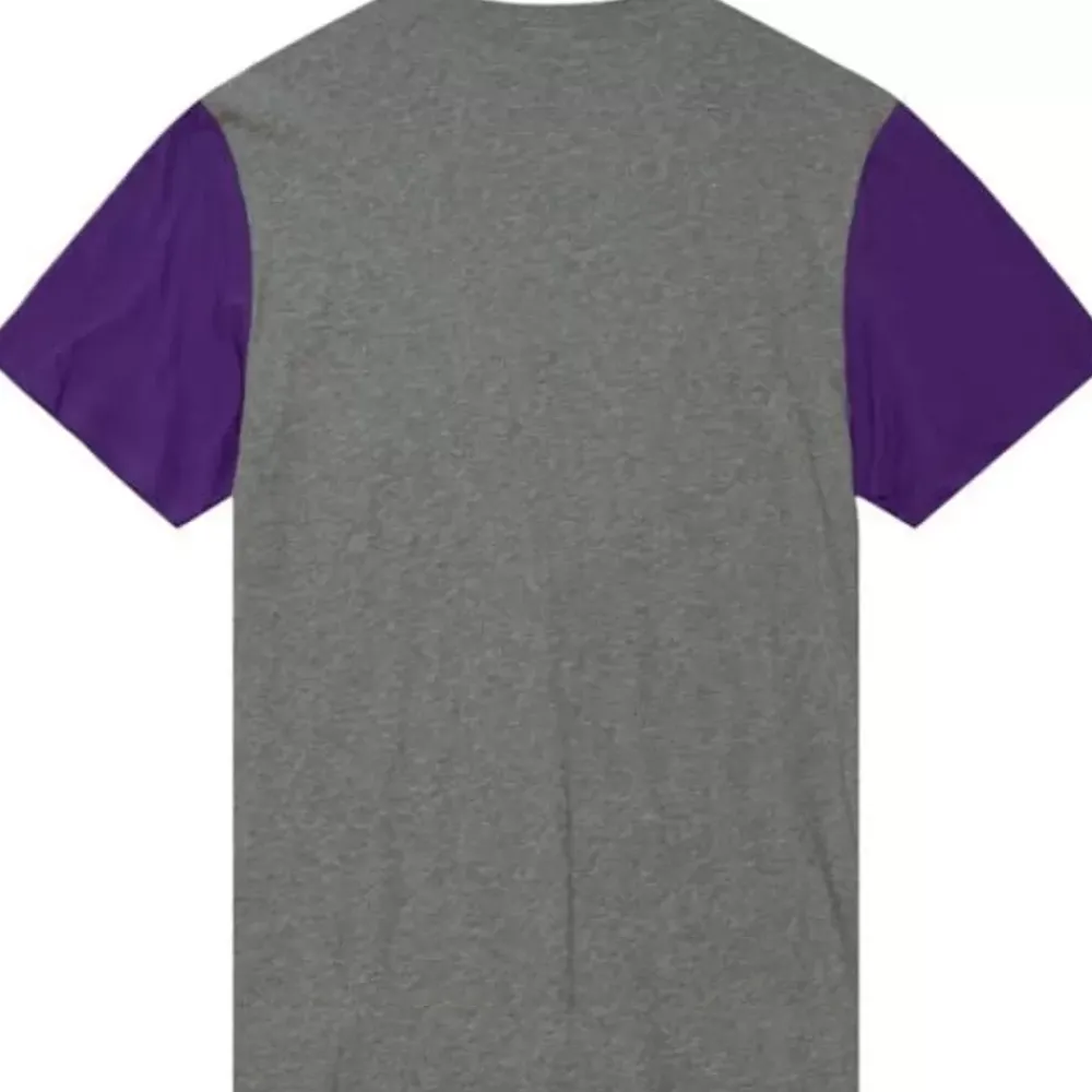 Apparel Mitchell & Ness T-Shirts & Tops-Color Blocked S/S Tee Louisiana State University