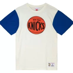 Apparel Mitchell & Ness T-Shirts & Tops-Color Blocked S/S Tee New York Knicks