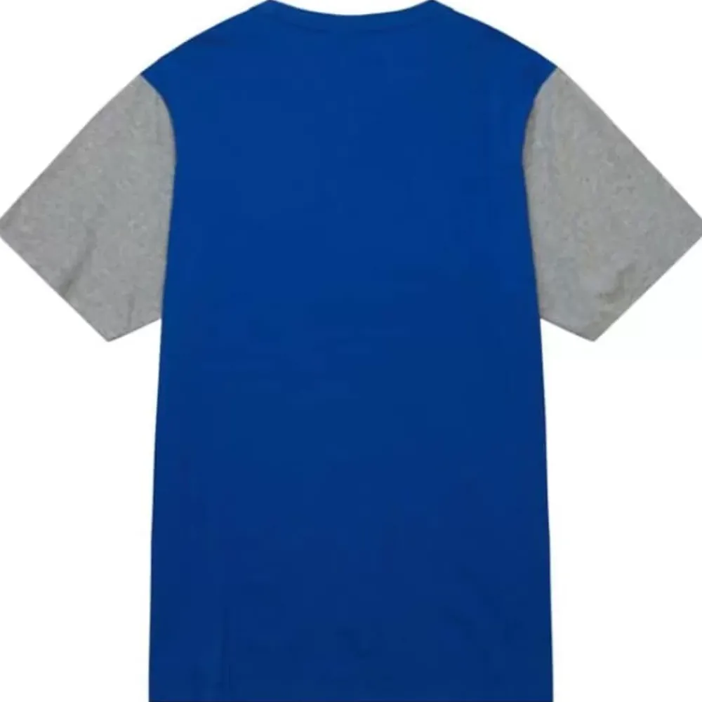 Apparel Mitchell & Ness T-Shirts & Tops-Color Blocked Ss Tee New York Mets