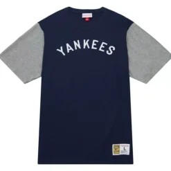 Apparel Mitchell & Ness T-Shirts & Tops-Color Blocked Ss Tee New York Yankees
