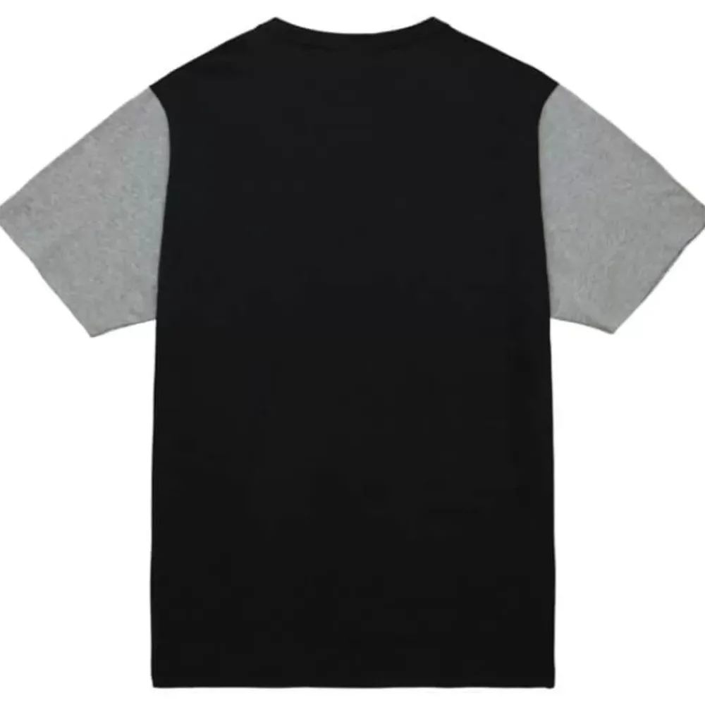 Apparel Mitchell & Ness T-Shirts & Tops-Color Blocked Ss Tee Oakland Raiders