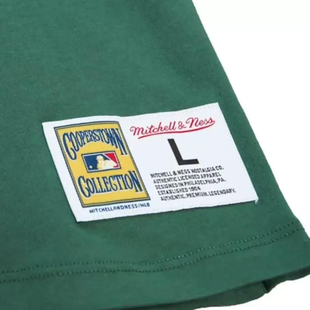 Apparel Mitchell & Ness T-Shirts & Tops-Color Blocked Ss Tee Oakland Athletics