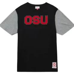 Apparel Mitchell & Ness T-Shirts & Tops-Color Blocked Ss Tee Ohio State