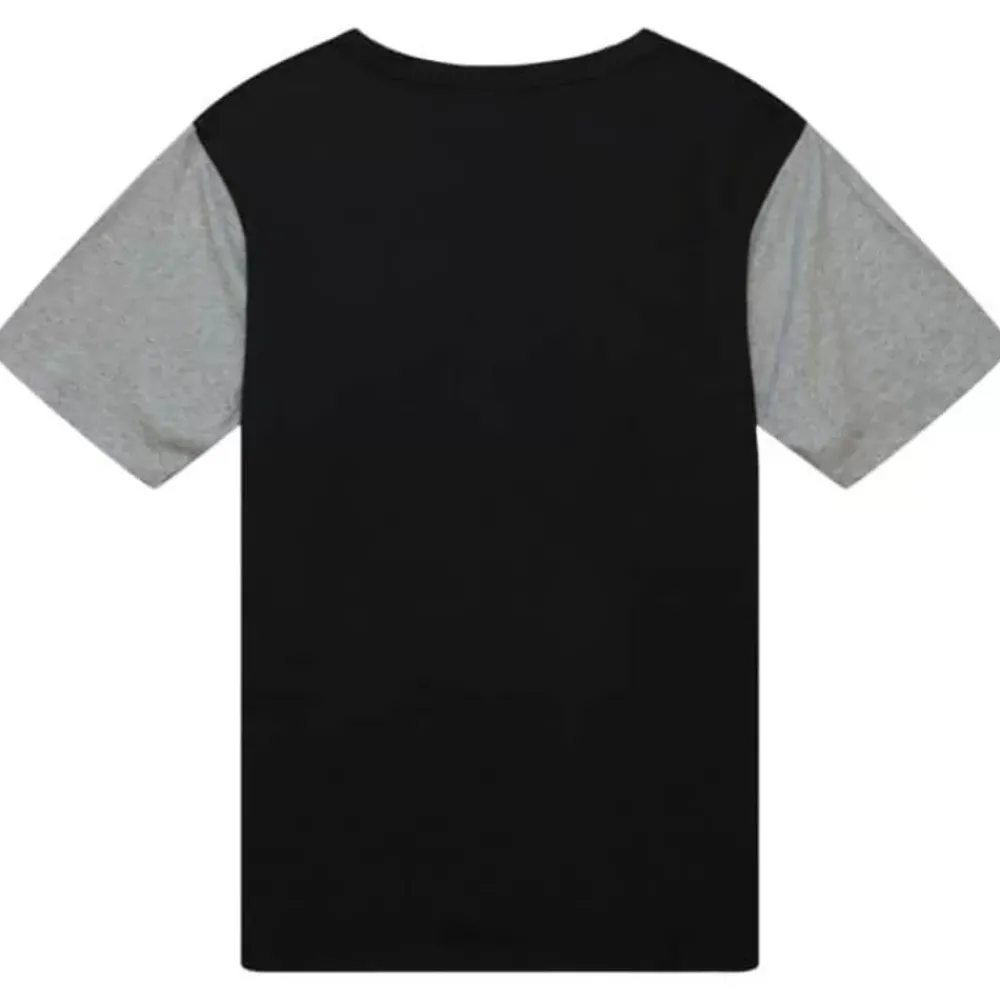 Apparel Mitchell & Ness T-Shirts & Tops-Color Blocked Ss Tee Ohio State