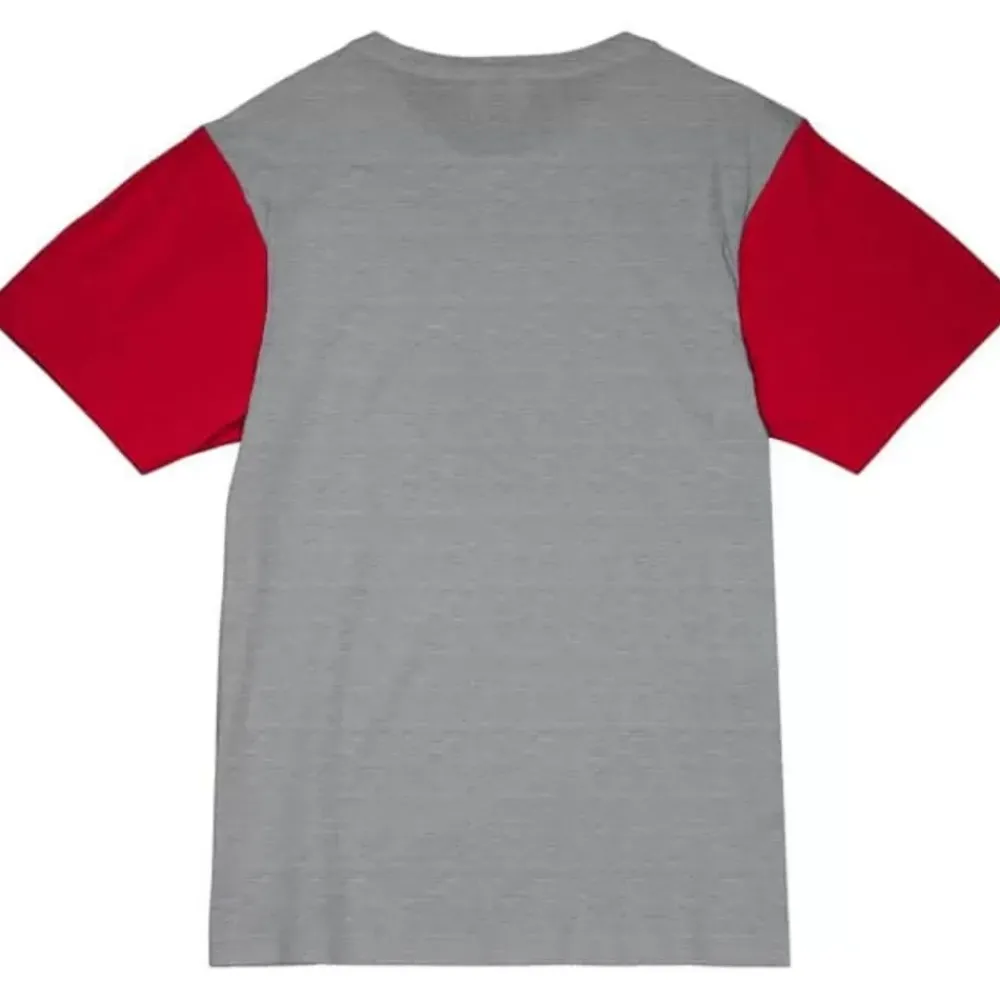 Apparel Mitchell & Ness T-Shirts & Tops-Color Blocked S/S Tee Ohio State