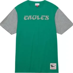 Apparel Mitchell & Ness T-Shirts & Tops-Color Blocked Ss Tee Philadelphia Eagles