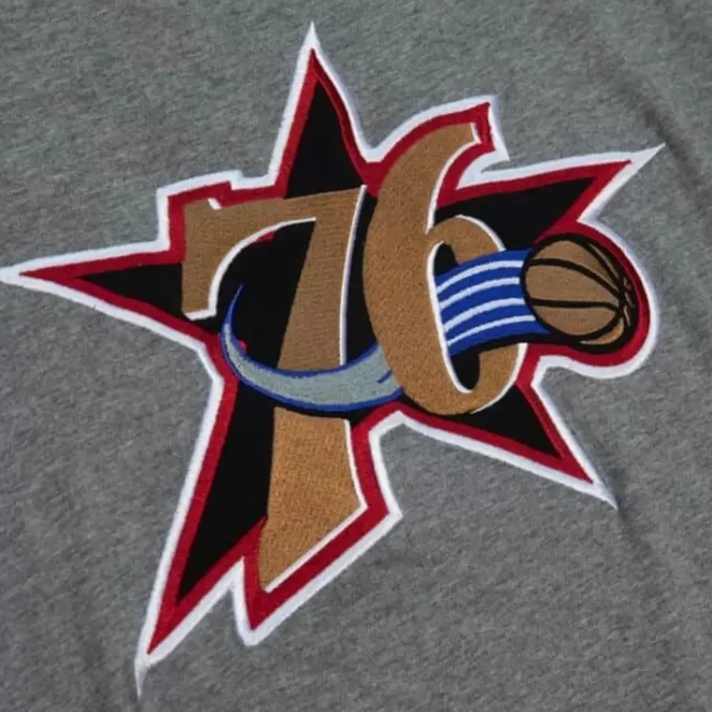 Apparel Mitchell & Ness T-Shirts & Tops-Color Blocked S/S Tee Philadelphia 76Ers