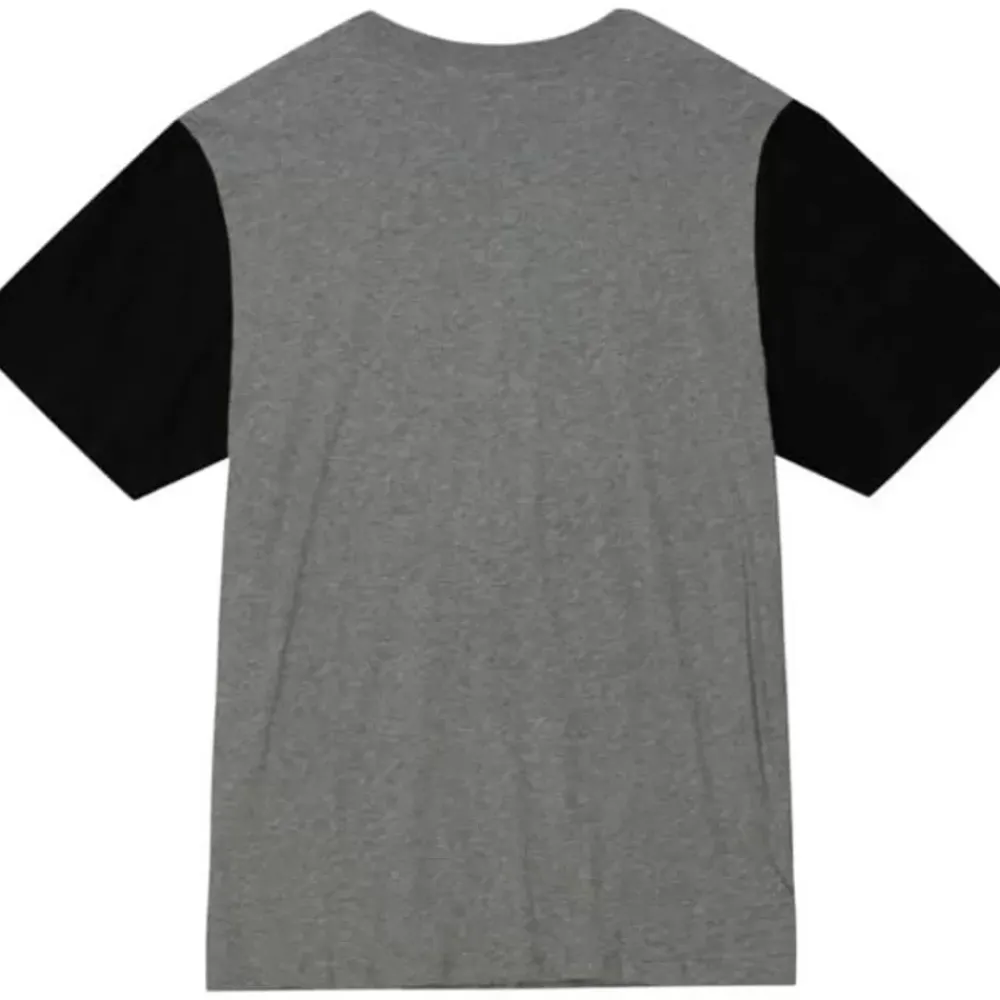 Apparel Mitchell & Ness T-Shirts & Tops-Color Blocked S/S Tee Pittsburgh Steelers