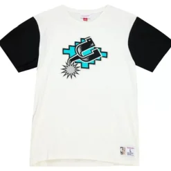 Apparel Mitchell & Ness T-Shirts & Tops-Color Blocked S/S Tee San Antonio Spurs