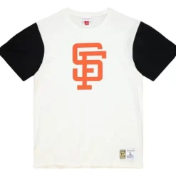 Apparel Mitchell & Ness T-Shirts & Tops-Color Blocked S/S Tee San Francisco Giants
