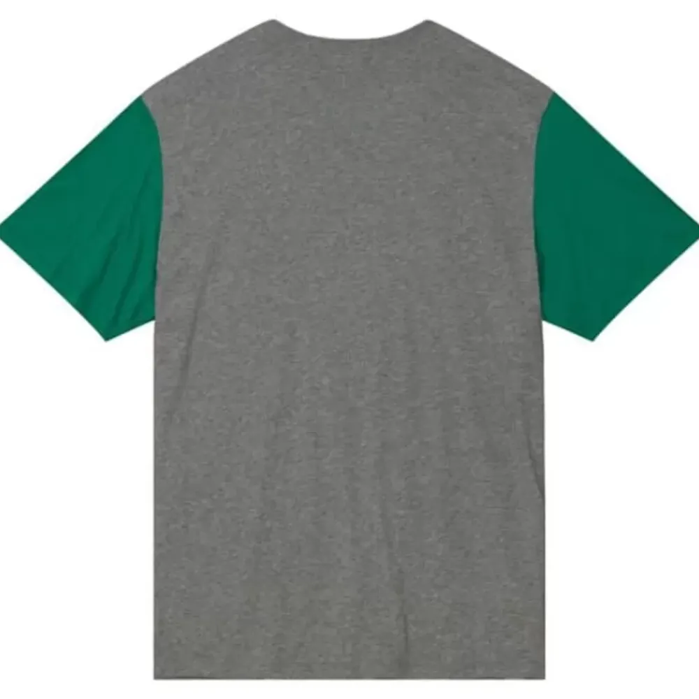 Apparel Mitchell & Ness T-Shirts & Tops-Color Blocked S/S Tee Seattle Supersonics