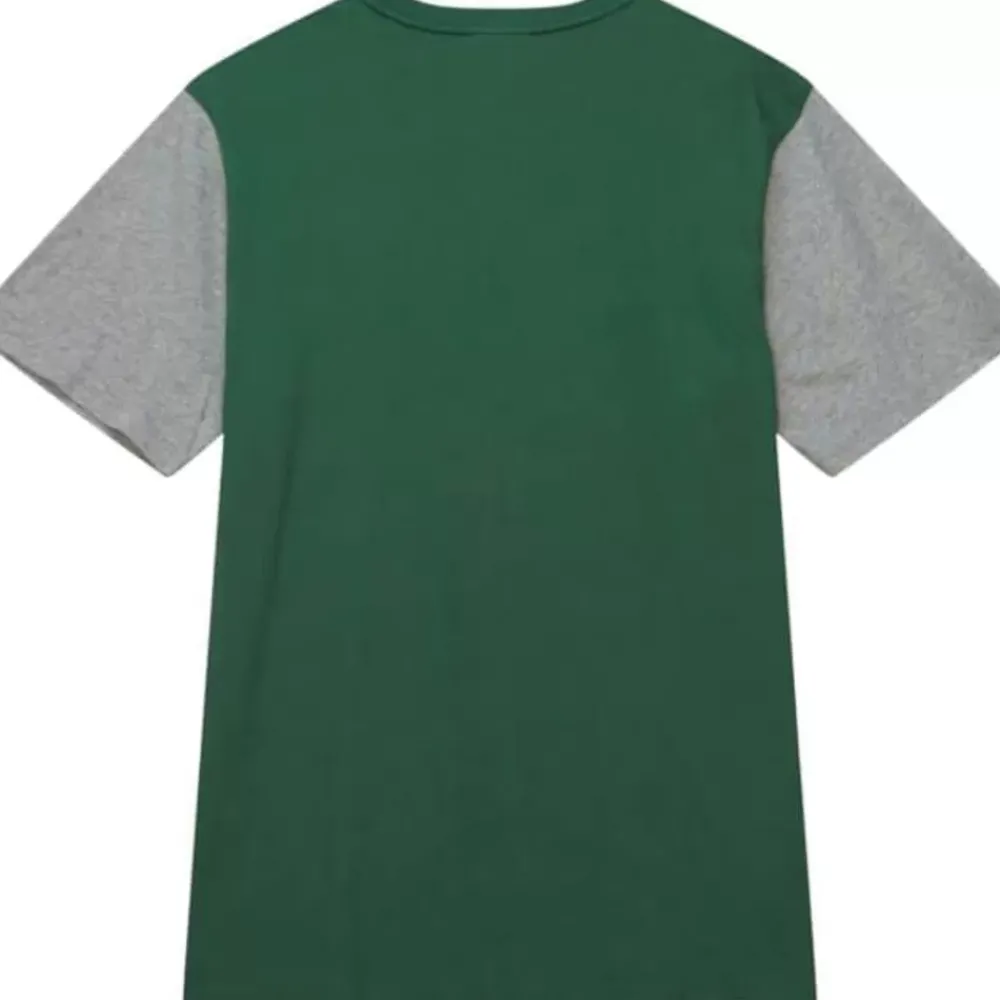 Apparel Mitchell & Ness T-Shirts & Tops-Color Blocked Ss Tee Seattle Supersonics