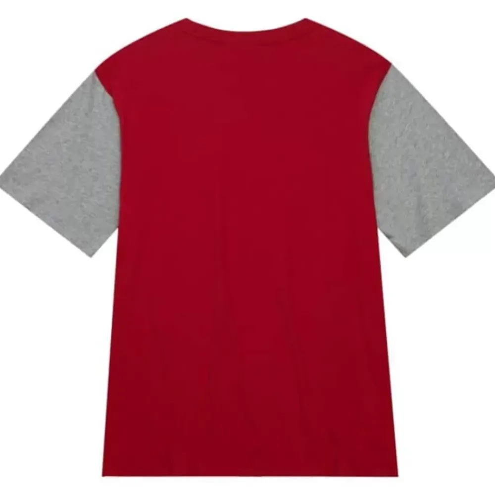 Apparel Mitchell & Ness T-Shirts & Tops-Color Blocked Ss Tee St. Louis Cardinals