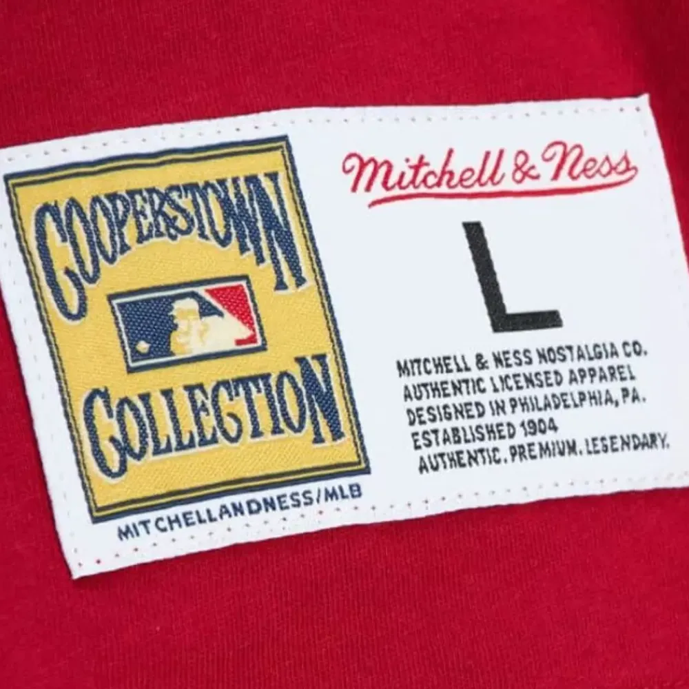 Apparel Mitchell & Ness T-Shirts & Tops-Color Blocked Ss Tee St. Louis Cardinals