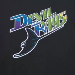 Apparel Mitchell & Ness T-Shirts & Tops-Color Blocked Ss Tee Tampa Bay Rays