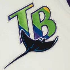 Apparel Mitchell & Ness T-Shirts & Tops-Color Blocked S/S Tee Tampa Bay Rays