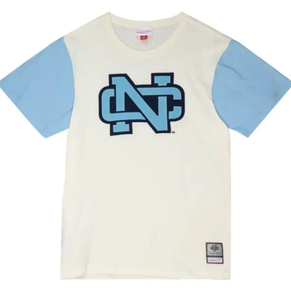Apparel Mitchell & Ness T-Shirts & Tops-Color Blocked S/S Tee University Of North Carolina