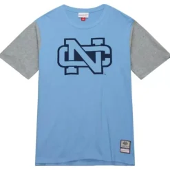 Apparel Mitchell & Ness T-Shirts & Tops-Color Blocked Ss Tee University Of North Carolina