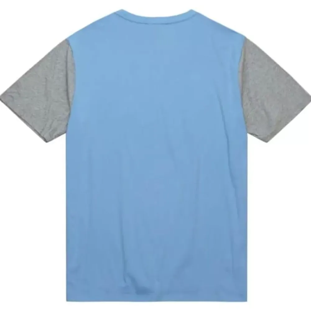 Apparel Mitchell & Ness T-Shirts & Tops-Color Blocked Ss Tee University Of North Carolina