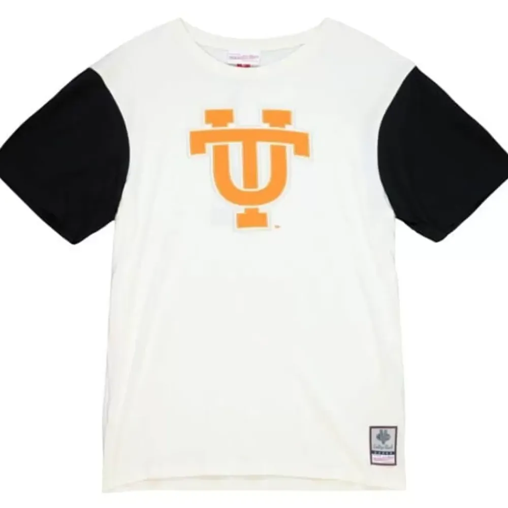 Apparel Mitchell & Ness T-Shirts & Tops-Color Blocked S/S Tee University Of Tennessee