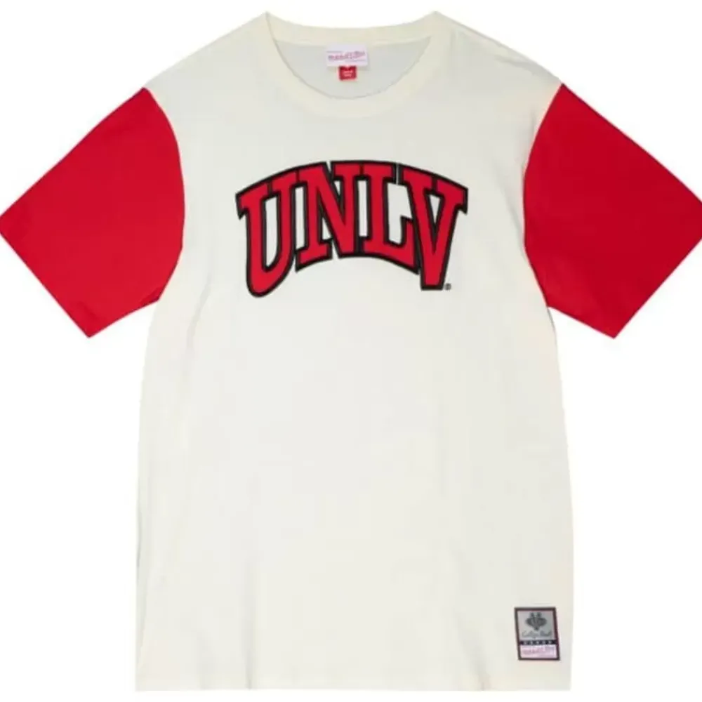Apparel Mitchell & Ness T-Shirts & Tops-Color Blocked S/S Tee Unlv