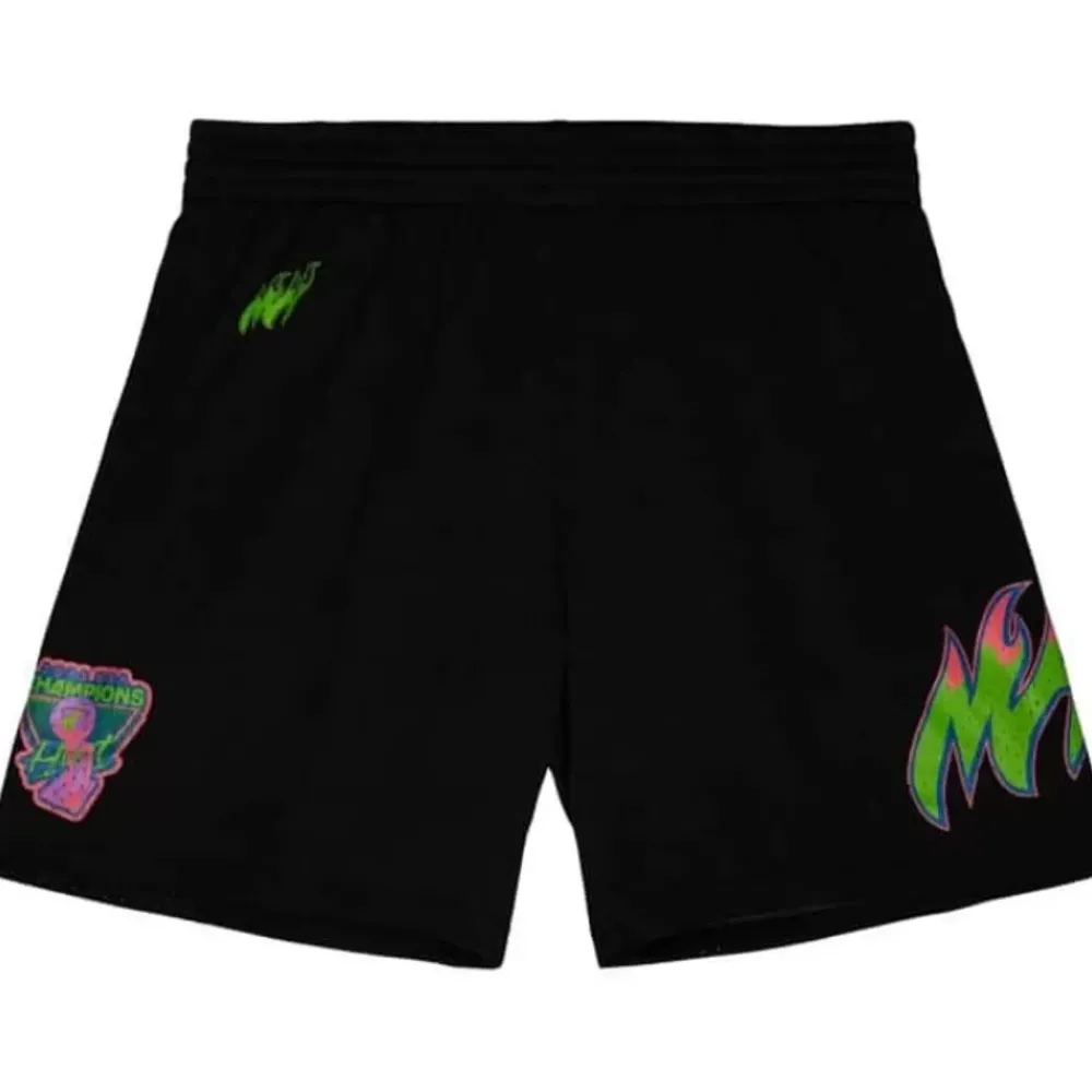 Apparel Mitchell & Ness Shorts-Color Bomb Shorts Miami Heat