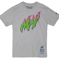 Apparel Mitchell & Ness T-Shirts & Tops-Color Bomb Tee Miami Heat