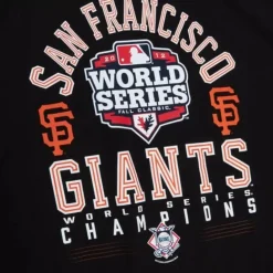 Apparel Mitchell & Ness T-Shirts & Tops-Commissioner Tee San Francisco Giants