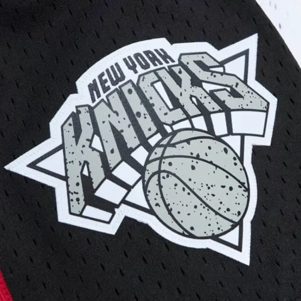 Apparel Mitchell & Ness Shorts-Cracked Cement Swingman Shorts New York Knicks 1996-97