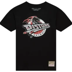 Apparel Mitchell & Ness T-Shirts & Tops-Cracked Cement Tee Detroit Pistons