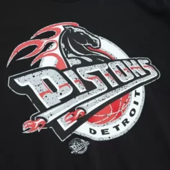 Apparel Mitchell & Ness T-Shirts & Tops-Cracked Cement Tee Detroit Pistons