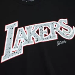Apparel Mitchell & Ness T-Shirts & Tops-Cracked Cement Tee Los Angeles Lakers