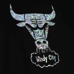 Apparel Mitchell & Ness T-Shirts & Tops-Cracked Ice Tee Chicago Bulls