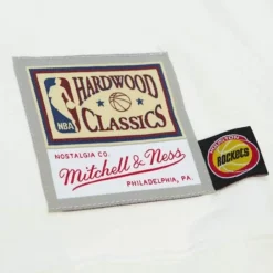 Apparel Mitchell & Ness Hoodies & Sweatshirts-Cream Hoodie Houston Rockets