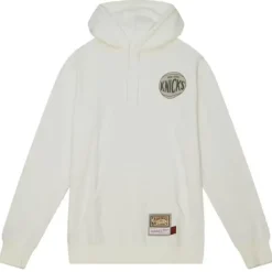 Apparel Mitchell & Ness Hoodies & Sweatshirts-Cream Hoodie New York Knicks