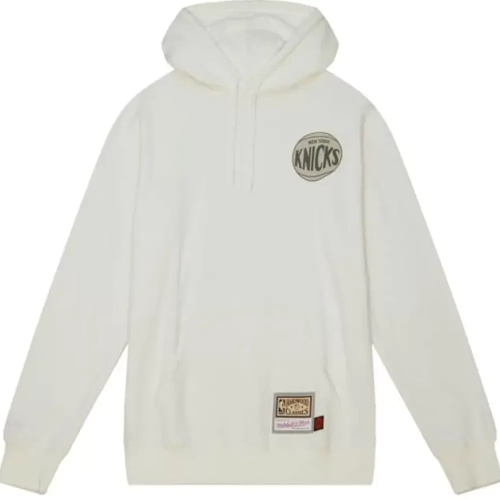 Apparel Mitchell & Ness Hoodies & Sweatshirts-Cream Hoodie New York Knicks